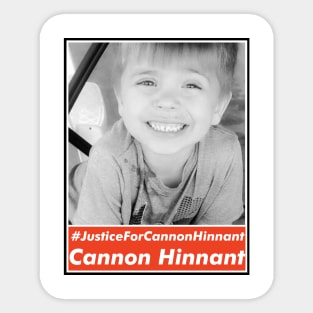 Justice for Cannon Hinnant Sticker